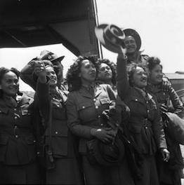 Māori members of the Women's Army Auxiliary Corps, Wellington.
